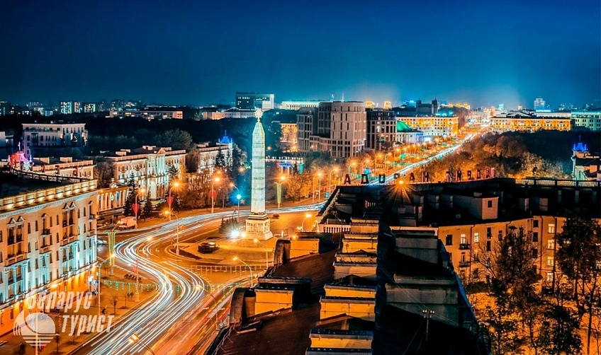 Виды вечернего Минска